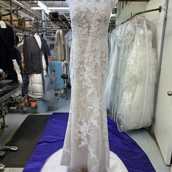 Mira Zwillinger Couture Timmy Bridal Dress Size 40/42 - Picture 14 of 16